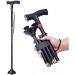 MP3 Radio 1/4 Leg Support and Intelligent Old Folded Trekking Pole Walking in The Stick Interesting