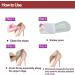 3 Pairs of Beige Leather Heel Grips Cushion Inserts Pads - 0.14 inch Thick for Improved Shoe Fit and Comfort, Prevent Blisters - Half Size Big - Buy Online on GoSupps.com