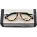 KDOQ Semi-Rimless Blue Light Blocking Glasses for Women | Rhinestone Anti Eyestrain Computer Glasses | UV Protection Tortoiseshell Style - Buy Online on GoSupps.com