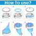 Cliunt Diaper Pail Refill Film - 10PCS Cassettes (4.5m Blue) | Compatible with All Diaper Pails | International Shipping - Buy Online on GoSupps.com