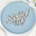 Easedaily Rhinestone Bride Wedding Hair Comb - Silver Crystal Bridal Hair Piece with Pearl Accents for Women and Girls - Buy Online on GoSupps.com