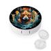 Animal Australian Kangaroo Contact Lens Case with Mirror Portable Cute Eye Contact Lens Box Travel Kit