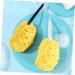 Hemoton 3pcs Honeycomb Bath Ball Scrubber | Natural Polyurethane Body Loofah & Shower Sponge for Men - Portable Bath Accessories - Buy Online on GoSupps.com