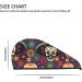 Microfiber Hair Drying Cap - Skulls & Flowers | Soft Quick-Dry Towel Wrap for Curly Long & Thick Hair - Buy Online on GoSupps.com