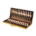 Flatware Sets Silverware Set 410 Stainless Steel Flatware Set Restaurant Kitchen Tableware Set with Gift Box Western Cutlery Dishwasher Safe (Color : Rose Gold Size : 48 Piece) 48 piece Rose Gold
