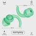 Ear Plugs for Sleeping - XSMYXSY Silicone Reusable Noise Cancelling Earplugs | 2 Pairs Sound Blocking for Sleep Flights & Studying - Light Green - Buy Online on GoSupps.com