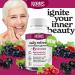 Norm's Farms Elderberry Antioxidant Gummies - Daily Refresh w/MitoHeal 500mg Red & Black Currant Extract - Sleep Mood Skin Hair & Nail Support - USA Made Vegan Non-GMO Gluten-Free - 45 Gummies - Buy Online on GoSupps.com