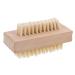 MAGICLULU Pedicure Tools Pedicure Tools Natural Bristle Nail Cleaning Two- sided Fingernail Brush Wooden Toe Brush Scrubber for Bath Shower Pedicure Nail Art Nail Scrubber Nail Scrubber