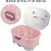 NUOBESTY Baby Bottle Drying Rack & Storage Box - Portable Organizer with Lid for Kitchen Cabinet, Pink - Buy Online on GoSupps.com