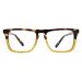 Peepers by PeeperSpecs mens Swagger Blue Light Blocking Reading Glasses Tortoise/Amber 55 mm US