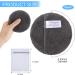 SUNLAND Reusable Makeup Remover Pads - Microfiber Face Cleansing Gloves - Washable Cloth with Laundry Bag - 6 Count Dark Grey - Buy Online on GoSupps.com