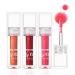 Jelly Liquid Lipstick 3 Pack Moisturizing Shimmer Metallic Waterproof Plumping Lightweight Hydrating Lip Care for Women Girls Lip Care