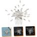 Didiseaon Hair Comb Hair Accessories for Bride Wedding Hair Wedding Headpiece for Bride Rhinestone Hair Accessories Bride Headpieces for Wedding Bride Tiara Diamond Alloy Headband - Buy Online on GoSupps.com