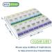 Ezy Dose 7-Day Pill Organizer, 2X-Large Vitamin & Medicine Box with Push Button Compartments for 4 Times a Day - Clear Lids (Pack of 1) - Buy Online on GoSupps.com