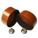 KINGOU Carbon Fiber PU Leather Road Bike Handlebar Tape Bar Tapes - 2PCS Per Set brown