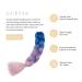 Buy Gairyan Jumbo Braids Extensions - 60cm Ombre Synthetic Hair for Box & Crochet Braids (Blue Purple Pink) - International Shipping Available - Buy Online on GoSupps.com