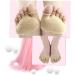 FOMIYES 3 Pairs Toe Cover Liners Socks - High Heels Massage Metatarsal Sleeve Pads & Ball of Foot Cushions for Women - Breathable Cotton Finger Protectors - Buy Online on GoSupps.com