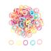 100pcs Hair Ties for Toddler Girls Soft Elastic Hair Ties Bands Mini Hairbands Ponytail Holders Seamless Hair Bands for Baby Kids (Assorted Colors)