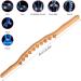 Premium Gua Sha Wooden Stick - Multifunctional Massage Tool with 10 Pearls | Natural Wood Rolling Massage Device for Relaxation - Buy Online on GoSupps.com