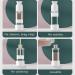 4 Pack Empty Travel Shampoo Bottles - 30ml Pump Dispensers for Lotion Cream & Cosmetics | Candyalley - Buy Online on GoSupps.com