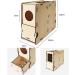 Leefasy Wind Sheller DIY Wooden Assembly Box with Fan Portable Separator Splitter Grain Cleaning Thrower for Park Farm Yard Household - Buy Online on GoSupps.com