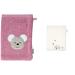 Sterntaler washing glove mouse Mabel size: 21 x 15 cm pink 7202001 & washing glove sheep Stanley size: 21 x 15 cm beige (ECRU) 7201978 Mabel 2020 red/pink bundle with washing glove
