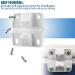 4 Pack Cooler Plastic Hinges Replacement Kit for Coleman Coolers - Buy Online on GoSupps.com