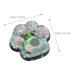 Small Tablet Nail Art Display Board - Cat Flap Tip Peak Stand for Manicure & False Lace | Bright Green Nail Polish Tray - Buy Online on GoSupps.com
