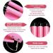 Curling Iron 3 Barrel Dual Voltage Hair Crimper with LCD Temp Display-Temperature Adjustable Portable Hair Waver Heats Up Quickly Ceramic Tourmaline Triple Barrels (Pink) - Buy Online on GoSupps.com