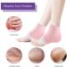 4 Pairs Heel Moisture Gel Socks for Cracked Heels | Foot Care Open Toe Socks for Dry Skin Treatment - International Shipping Available - Buy Online on GoSupps.com