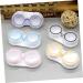 Travel Contact Lens Organizer Set - 45 STK Colored Lens Containers Soaking Mini Holders & Storage for Easy Travel - Buy Online on GoSupps.com