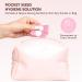 Compressed Disposable Face Towel Cleaning Kit - 100pcs Portable Travel Wipes for Camping Hiking Hotel & Backpacking - Light Pink - Buy Online on GoSupps.com