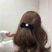 Wendalern Velvet Bow Hair Clips Black Satin Ribbon Bow Clip Bow Pearl Ponytail Holder Clip Headpieces Long Tail Hair Bow Headwear Hair Accessories for Women and Girls Gifts - Buy Online on GoSupps.com