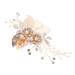 WOFASHPURET Hair Comb Rhinestone Tiara Headband Birthday Headpiece Hair Styling Accessories Aesthetic Hair Accessories Wedding Headdresss Flower Clips Bride Hair Piece Hanfu Alloy