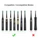 10 Pack Toothbrush Replacement Heads Compatible with Fairywill & More - Sonic Electric Toothbrush - Black - Buy Online on GoSupps.com