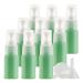 TIANZD 12 Pieces 10ml 0.3 oz Lightproof Light Green Spray Bottles Plastic Fine Mist Spray Bottles Refillable Bottle for Cosmetic Perfume Cleaning Travel with 1x Funnels Light Green 10ml