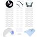 25 pairs of glasses pads glasses pads glasses holders soft self-adhesive glasses pads non-slip silicone nose pads for glasses presbyopic glasses sunglasses