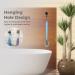 Avilana Long Handle Shower Body Brush - Dual-Sided Silicone Back Scrubber with Soft and Stiff Bristles - Buy Online on GoSupps.com