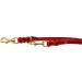 Buy Dogeleine Double Linen Adjustable Dog Leash - Durable Fat Leather for Small & Large Dogs | 2m & More Options Available (Red) - Buy Online on GoSupps.com