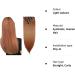 Ombre Colorful Synthetic Clip in Hair Extensions - 23 Light Auburn - 8Pcs Full Head, 18Clips - Buy Online on GoSupps.com