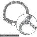 Dog Chain Metal Chain Slip Collar Choker Chain for Dogs Pet Training Walking Choker for Medium Dog Bulldog Rottweiler Training-Silver - Buy Online on GoSupps.com