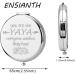 ENSIANTH Yaya Pocket Mirror - Best Yaya Ever Grandma Gift Compact Mirror for Grandmother - Buy Online on GoSupps.com