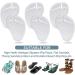 3 Pairs Butterfly Silicone Gel Thong Protectors - Toe Protectors for Sandals - Pain Relief Inserts - Non-Slip Cushions - Buy Online on GoSupps.com