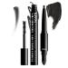NYX Cosmetics 3-in-1 Brow Pencil in Black - Define, Shape, and Fill Brows - Buy Online on GoSupps.com