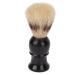 Beard brush for small men portable foaming bare cleaning brush with curved handle soft comfortable beard brush made of synthetic bristles for trips at home