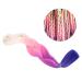 Ombre Braiding Hair - Kanekalon Jumbo Braid Extensions in Gradient Colors - White Pink Purple Dark Blue for Twist Braiding - Buy Online on GoSupps.com