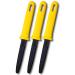 CANARY Corrugated Cardboard Cutter Dan Chan  Safety Box Cutter Knife  Non-Stick Fluorine Coating Blade   Made in JAPAN  Yellow (DC-190F-1) (Bulk 3 pcs)