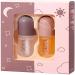 MyShell 2PCs Lip Plumper sets Natural Lip Plumper Lip Gloss Lip Enhancer & Lip Care Serum Day & Night Care for Fuller SOUTER LIPS Beautiful Fuller Increased Elasticity Lip