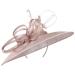 35902 Fascinator with feathers McBURN 53-60 old pink