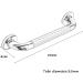 Non Slip Support Handicap Grab Bar Grab Rails Safety Non-slip Barrier-free Bathroom Handrail Bathroom Handle (Size : 58cm) () - Buy Online on GoSupps.com